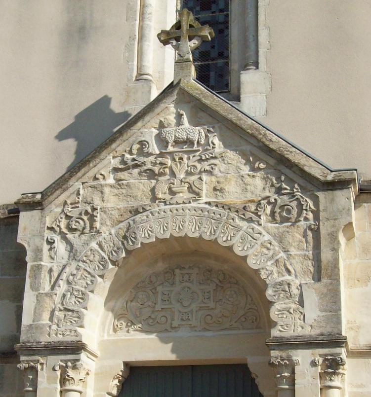 Portail de l'église de Berru-Bouy- Cher - Art'n Wood: créatrice de bijoux et sculptures en matières naturelles