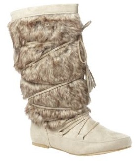 Furry Snow Boot ( bottes avec fausse fourrure)