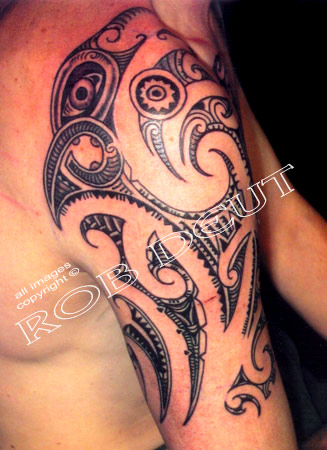 Maori Tattoos on Maori Style Tattoo